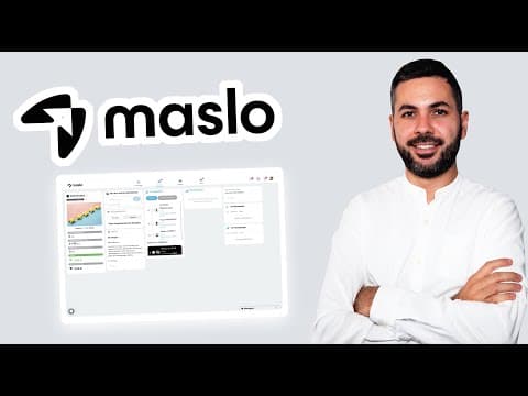 Démonstration de la plateforme Maslo