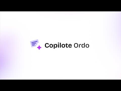 Copilote Ordo : Révolutionner la prescription médicale avec l'IA