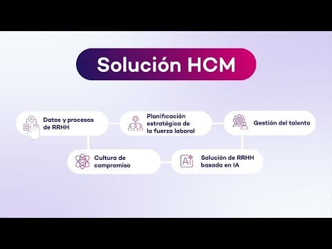 Solución HCM - Trasforma la gestión de tu capital humano