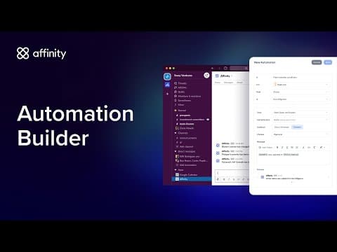 Affinity Automation Builder