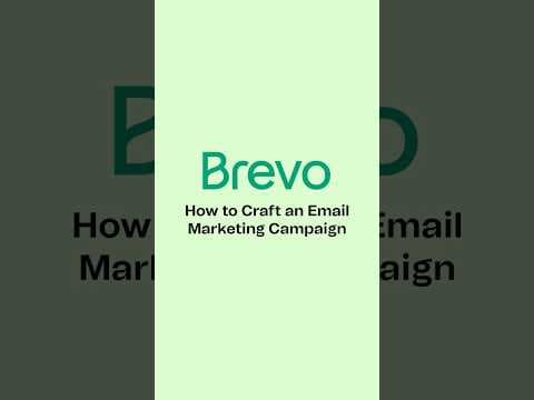 How to Craft An Email Campaign | #Brevo Bites #EmailMarketing #EmailMarketingTips