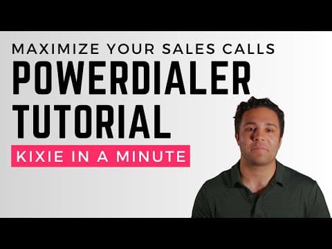 Kixie PowerDialer Deep Dive: Skip Voicemail, Connect with More Prospects | Kixie In A Minute