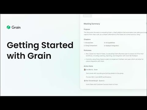 Getting Started with Grain