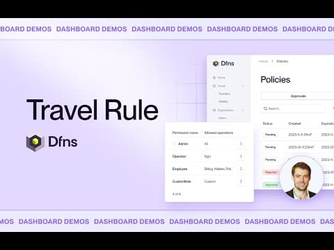 Dfns Demos | Travel Rule (Notabene)