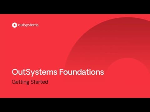 Getting started with OutSystems