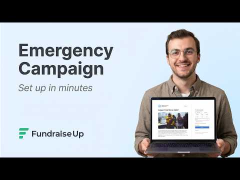 Set Up An Emergency Campaign Page in Minutes: How To Video