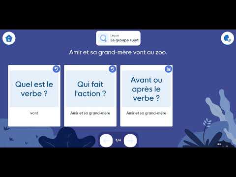 Le Groupe Sujet expliqué simplement - Notion de grammaire avec Lalilo