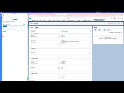 Salesforce Case Activity and Call Recording Demo