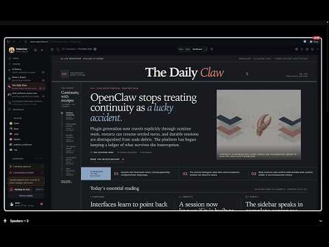 Live Demo: OpenClaw’s New Web UI, Multiplayer OpenClaw, and Mac Onboarding | The ClawCast Episode 8