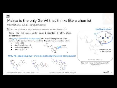 Running chemistry experiments with Makya