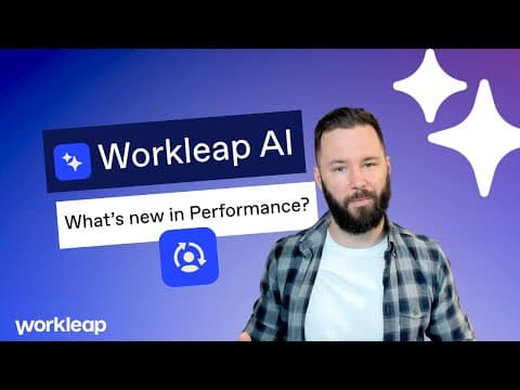 Performance Management Reimagined with Workleap AI | Walkthrough