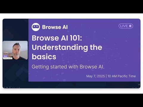 Browse AI 101: Complete beginner's guide to web scraping without code
