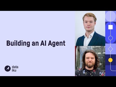 Building an AI Agent in Dataiku