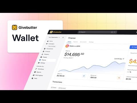 Introducing Givebutter Wallet: Your money, multiplied 💸