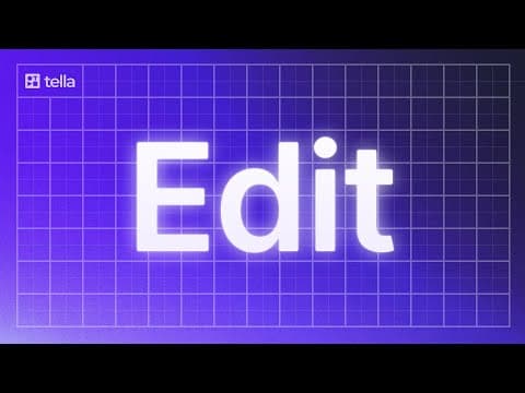 How to Edit Your First Video