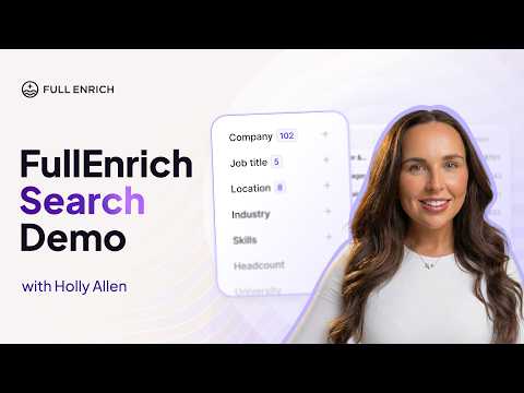How to Build & Enrich a Prospect List in Minutes with FullEnrich Search