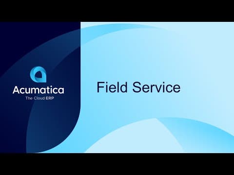 Acumatica Field Service