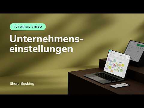 Shore Onboarding #1 – Unternehmenseinstellungen einrichten