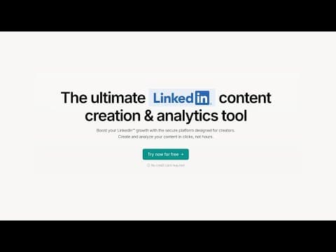 Plan, Write & Analyze LinkedIn Posts | AuthoredUp Walkthrough