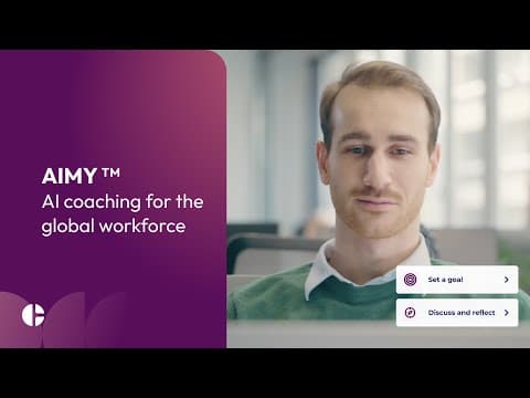 AIMY™ by CoachHub: Coaching for anyone, anytime, anywhere