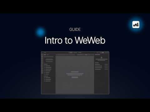 WeWeb Intro Guide