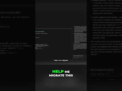 Migrate Heroku to Render with AI #shorts