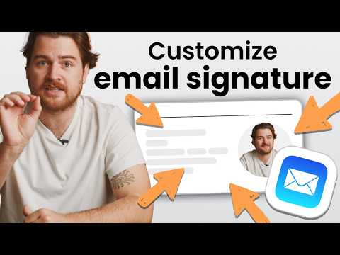 How to add an Apple Mail signature with image on macOS