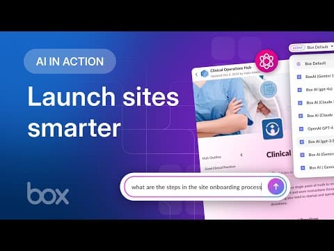 How Box AI accelerates clinical site onboarding processes | Box AI in Action
