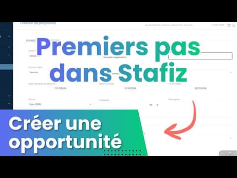 CRM : Créer une opportunité / proposition