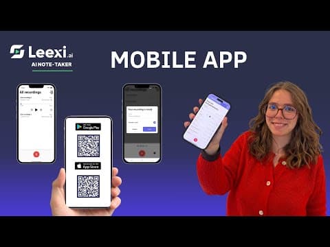 Application mobile Leexi: démo complète