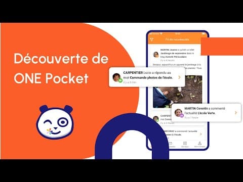 [Tuto parents] Votre première connexion sur ONE Pocket