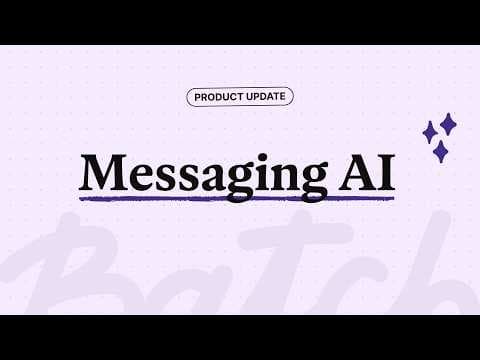 Introducing - Messaging AI
