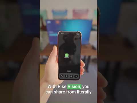 Wireless Screen Sharing with Rise Vision (No HDMI Needed)