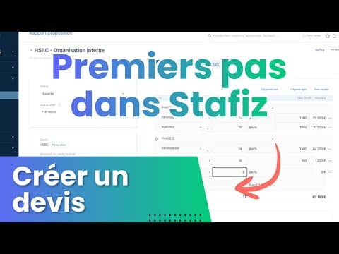 CRM : Créer un devis/budget