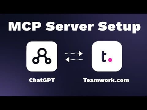 How to Set Up the Teamwork.com MCP Server for ChatGPT