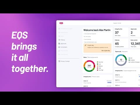 Introducing "EQS Campaigns" - the new orchestration module in the Compliance Cockpit.