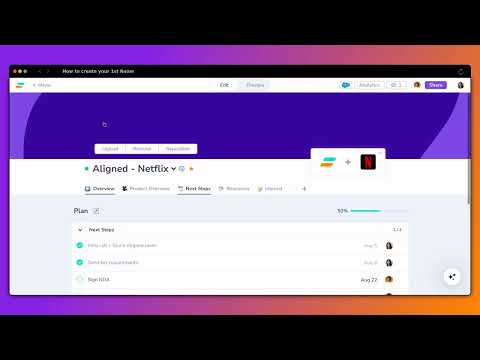 How to Build Your First Digital Sales Room with Aligned