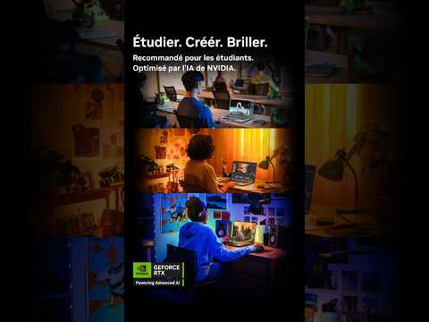 Étudiez, créez et brillez pour cette rentrée avec les PC Portables GeForce RTX Série 50 🎒