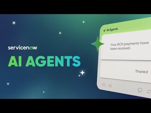 Announcing ServiceNow AI Agents