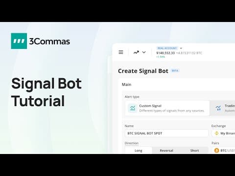 Master 3Commas Signal Bot in Just 6 Minutes