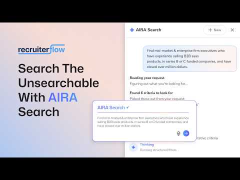 Search the Unsearchable with AIRA Search - Recruiterflow