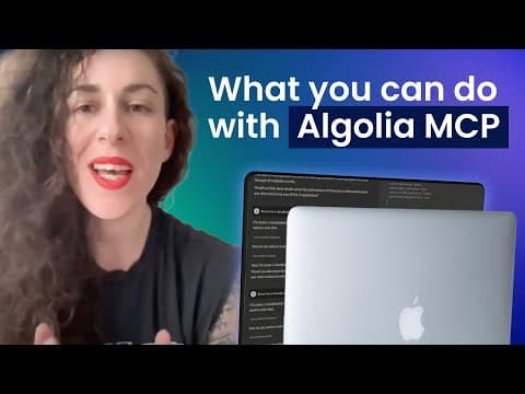 Things you can do with Algolia MCP