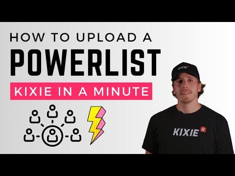 How to Upload and Set Up a PowerList in Kixie | Kixie In A Minute