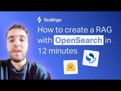 Build your own RAG in 12 minutes with OpenSearch® and Scalingo
