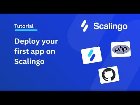[Tutorial] Deploying your first app on Scalingo
