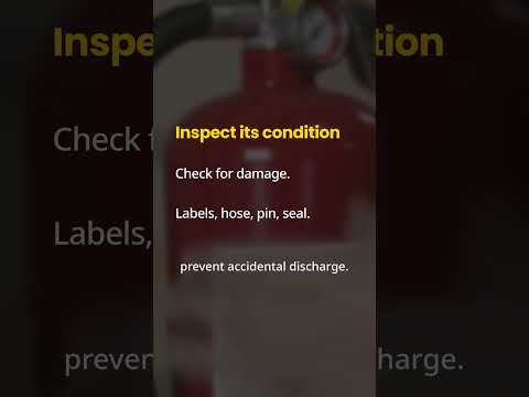 How to Inspect Fire Extinguishers in 3 Minutes
