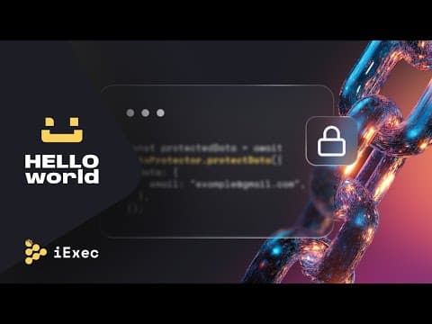 iExec "Hello World", get started with our tech