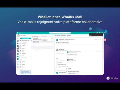 Whaller Mail — Messagerie e-mail souveraine intégrée à votre plateforme collaborative