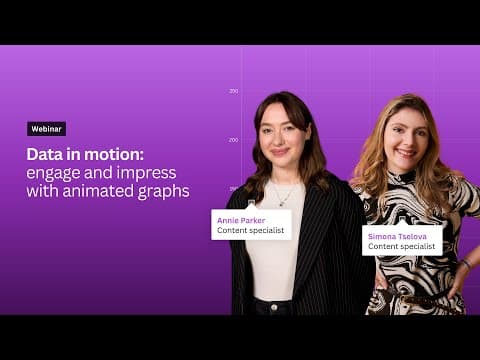 Data in motion: Engage and impress with animated charts