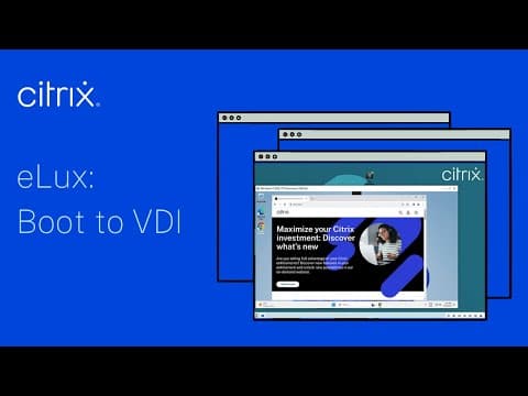 eLux - Boot to VDI